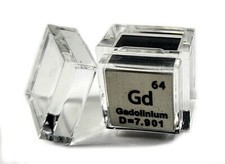 Metal Cube 99.9% Pure Periodic Table Element Engraved Density Collection + Case picture