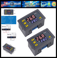 2Pcs Timer Delay Relay DC 12V 20A Programmable LED Digital Cycle Delay Relay Tim picture