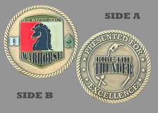 Warhorse Ride The Thunder Horse Color Enamel Bronze Challenge Coin  1#31 picture