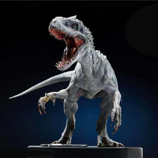 New W-DRAGON Indominus Rex Tyrannosaurus Rex Dinosaur Statue Collectible Display picture