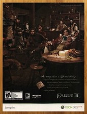 2007 Fable II 2 Xbox 360 Print Ad/Poster Authentic Video Game Promo Wall Art 00s picture