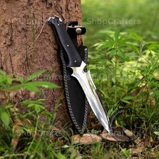 Handmade Spring Steel Knife Resident Evil 4 RE4 Movie Jack Krauser's Knife picture