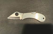 Vintage Spyderco C09 CoPilot G-2 Stainless Steel Serrated Knife Japan Rare 1990s picture