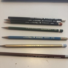 Vintage Lot Of 7 Pencils-Try-Rex-Richard Best-Wallace-General Pencil Co. EUC picture
