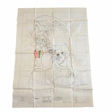 Disney Imagineering Animal Kingdom Site Plan Map Beastly Kingdom Dinoland 1994 picture