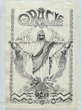 Original Vintage Poster The Oracle Rick Griffin 1967 60s Psychedelic Jesus Art picture