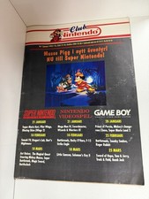 Club Nintendo Magazine January 1993 in Dutch Language RARE picture