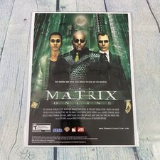 2005 Matrix Online Video Game Vtg Print Ad/Poster Pinup Promo Art Magazine Page picture