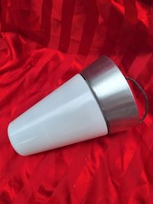 MID-CENTURY LIGHT FIXTURE BRUSHED ALUMINUM INDUSTRIAL NEW CONICAL MODERN ER picture