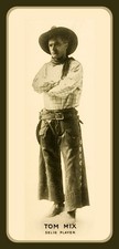 TOM MIX - 1915 Western Cowboy Hero - Laminated Photo Bookmark picture