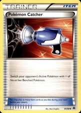 Pokemon Emerging Powers Pokemon Catcher 95/98 UNCOMMON LP picture
