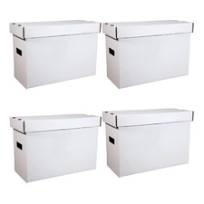 4-Pack Short Comic Book Storage Box Comic Box Woodhaven Trading Firm picture