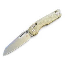Microtech MSI M390MK OD Green G10 RAM-LOK Stonewash Plain Edge Folding Knife picture