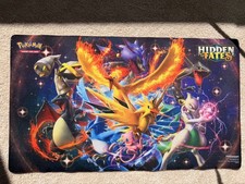2019 POKEMON HIDDEN FATES PLAYMAT - Used picture