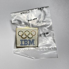 Estate Purchased Collectible 1996 Atlanta Olympics IBM Pin (2000 Available) picture