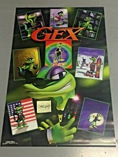 1999 Gex 3 Gecko poster (unused) Brand New condition 23x35 inches  picture