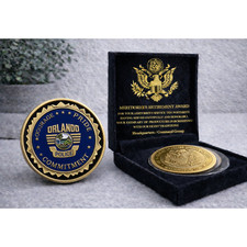 City of Orlando Police Officer Department Officer Florida FL w/ Retirement Award picture