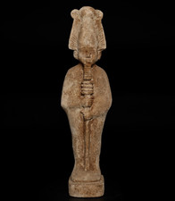 Authentic Ancient Egyptian Antique Rare God Osiris Statue Figurine BC picture