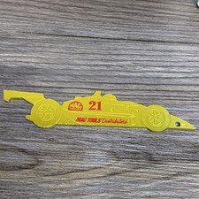 RARE VTG MAC TOOLS Distributors Key Ring Bottle Opener Racecar Formula Indy picture