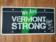 We Are VERMONT STRONG TOUGH TOO ‘23 License Plate picture