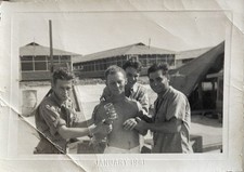 Drunk Military Men All Smiles Handsome Guys Shirtless 1941 Gay Interest WWII picture