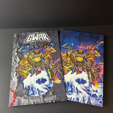 GWAR *3 SIGNED* PRINTS & COMIC- IN THE DUOVERSE OF ABSURDITY picture