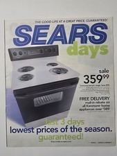 Sears 2000 Sears Days Kenmore Appliances Advertising Circular Catalog 24 Pages picture