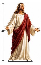 Jesus Christ Standee 5.5ft Cardboard Cutout  / Christ is King picture