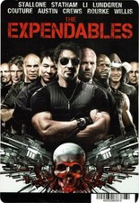 THE EXPENDABLES BLOCKBUSTER MOVIE BACKER CARD ( NOT A DVD ) picture