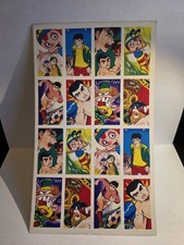 Vintage Showa Era Menko Cards Uncut Set Manga Japan Rare picture
