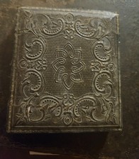 1850s 1/6 Ambrotype Louisa Dunbar ID Note DAR Rev War John Dunbar Hotchkiss Case picture