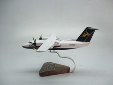 Dash 8 Island Air Aircraft Desktop Mahogany Kiln Dried Wood Model Regular New picture
