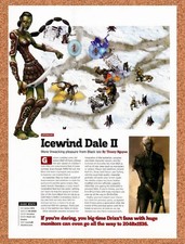 2002 Icewind Dale II PC Original Advertisement / Retro Promo vr1 picture