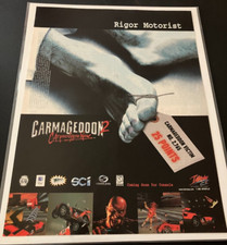 Carmageddon 2: Carpocalypse Now - Vintage Gaming Print Ad / Poster Wall Art MINT picture