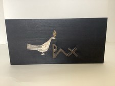 Vintage EMAUS PAX Dove Sterling Silver Wall Art Talleres Monasticos Mexico MCM picture