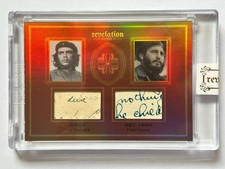 2025 Eternal Revelation Che Guevara Fidel Castro Dual History Relics /99 picture