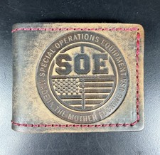 SOE Special Operations Equipment Leather Wallet Extremely RARE RETIRED picture