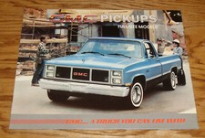 Original 1985 GMC Full-Size Pickup Sales Brochure 85 Sierra picture