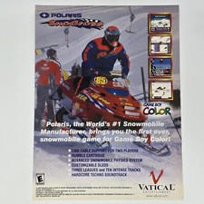 Polaris SnoCross GameBoy Color Worlds #1 Print Ad/Poster Official Promo Art picture