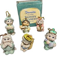 Giftco Inc. 2001 Dreamsicles Polystone 6 Piece Nativity Ornaments Collectables picture
