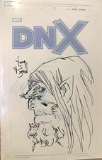 Marvel DNX Original Sketch Signed by Tony Daniel Variant Edition Comic Art picture