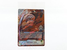 One Piece Trafalgar Law OP10-022 Flame Flame Top Prize SEALED Alt Leader picture