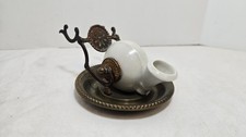Antique J.L. Bascule Endriers Bonze Porcelain Inkwell Ca. 1890s - RARE picture