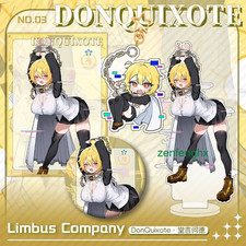 4Pc/set Hot Limbus Company Don Quixote Acrylic Standee Keychain Badge Clear Card picture