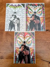 Batman #50 UC Nick Derington Wedding SET (Logo, B&W, Virgin) DC 2016 picture