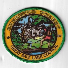 87 Sherwood Forest Great Salt Lake Council GREEN Border [Q-927] picture