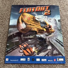 FlatOut 2 30” X 36” Plastic Store Display Poster picture