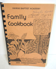 Vintage 1979 Hawaii Baptist Family 30th Anniversary Cook Book picture
