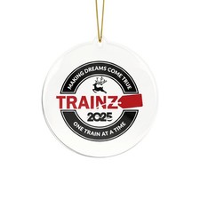 Trainz Official Trainz.com 2025 Christmas Ornament picture