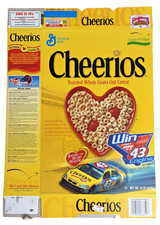 2004 General Mills Cheerios Richard Petty Promotion Cereal Box picture